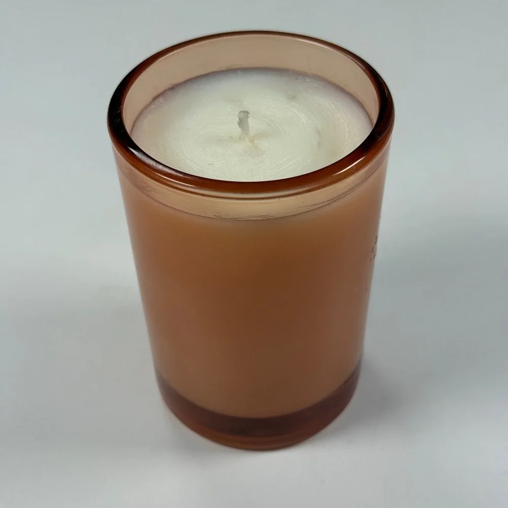 D.S. & Durga Prime Chanukah Scented Candle Amber Glass Vessel 7oz unburned